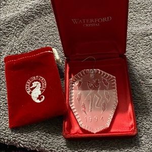 1994 waterford crystal ornament